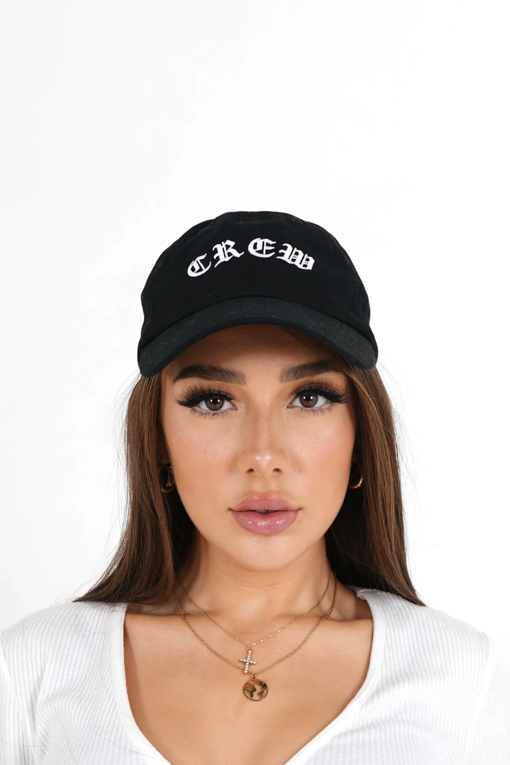 Casquette brodée Crew Noir - Image 5