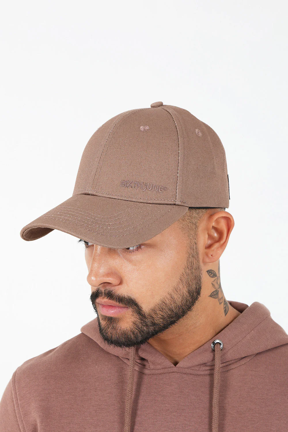 Casquette logo broderie mixte Marron - Image 2