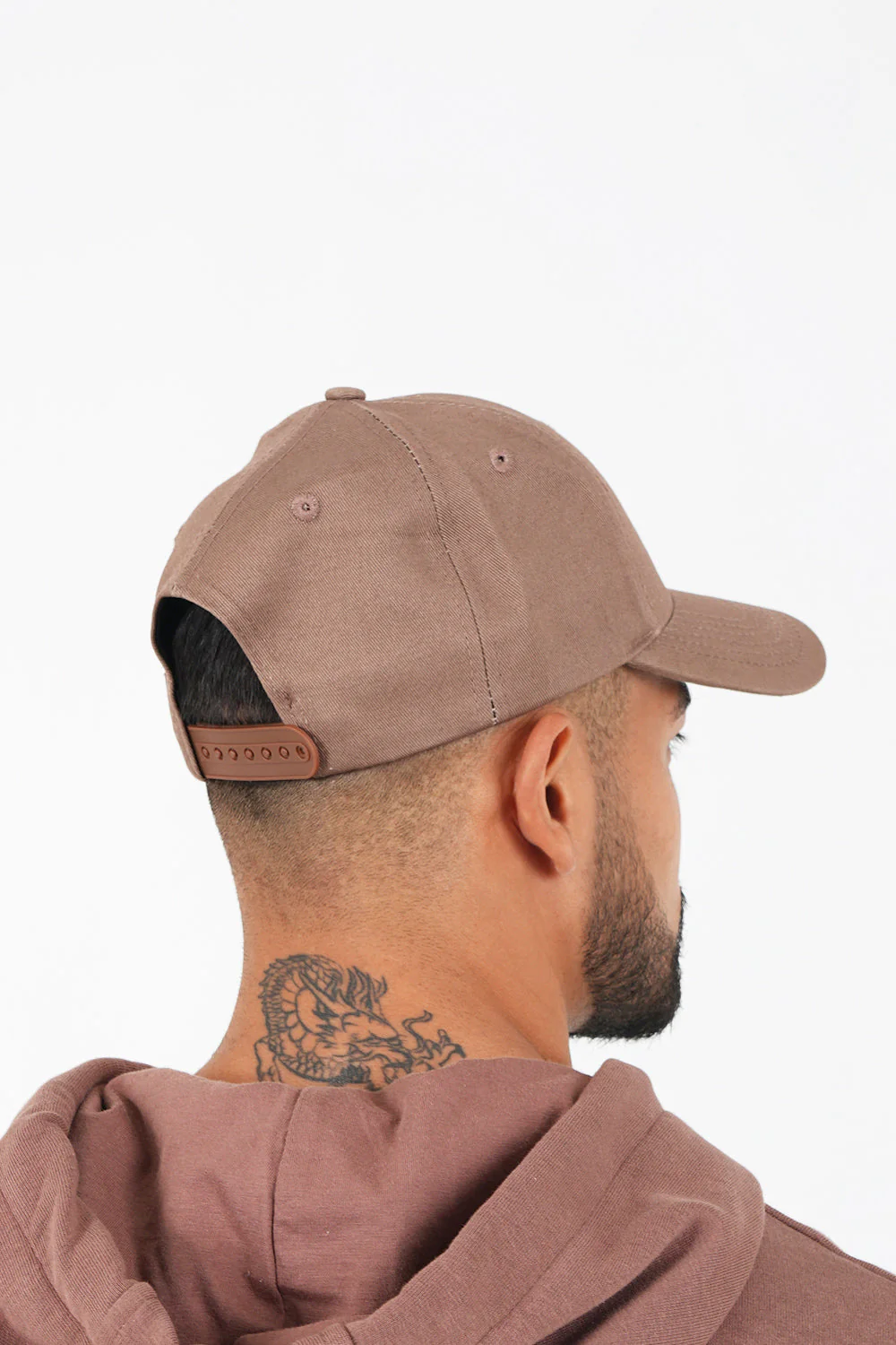 Casquette logo broderie mixte Marron - Image 4