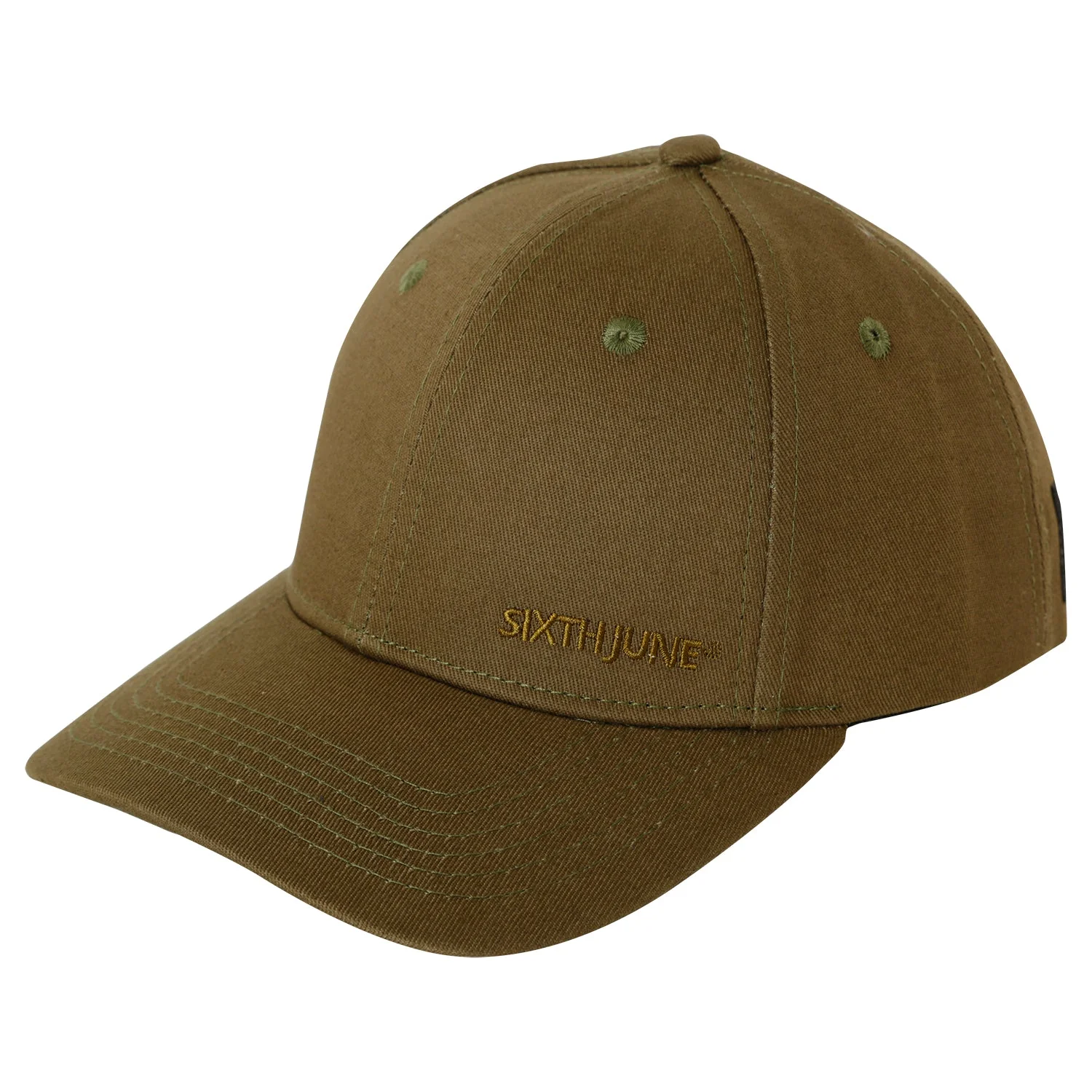 Casquette logo broderie mixte Vert kaki