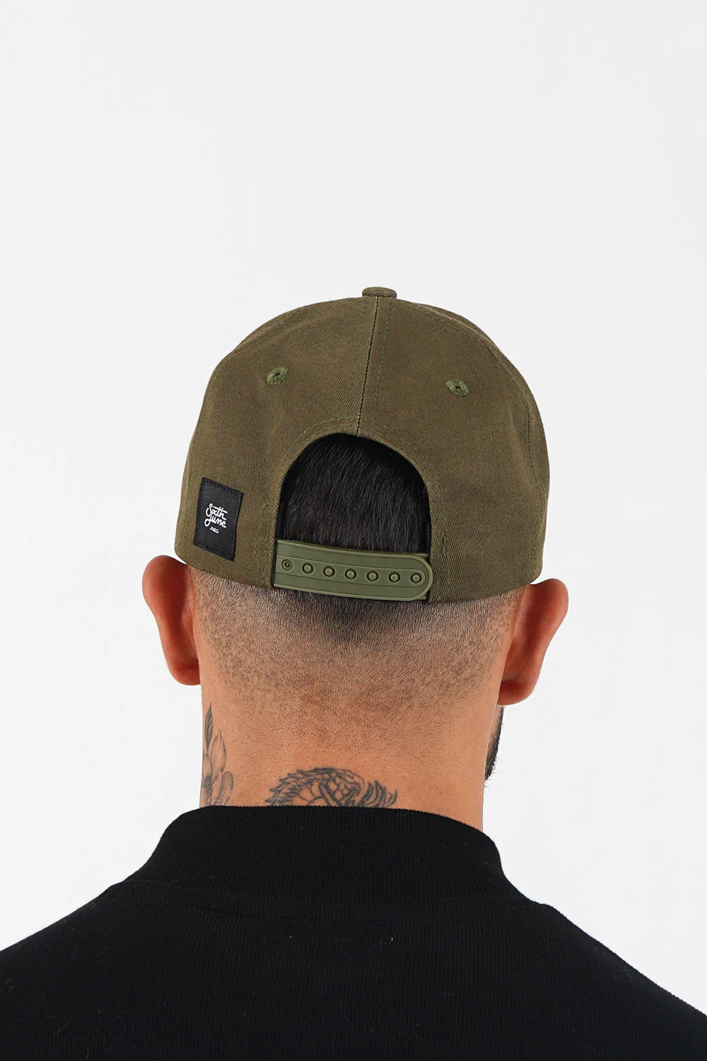 Casquette logo broderie mixte Vert kaki - Image 4