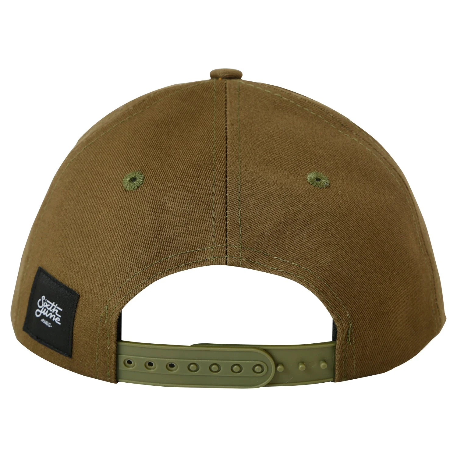 Casquette logo broderie mixte Vert kaki - Image 8