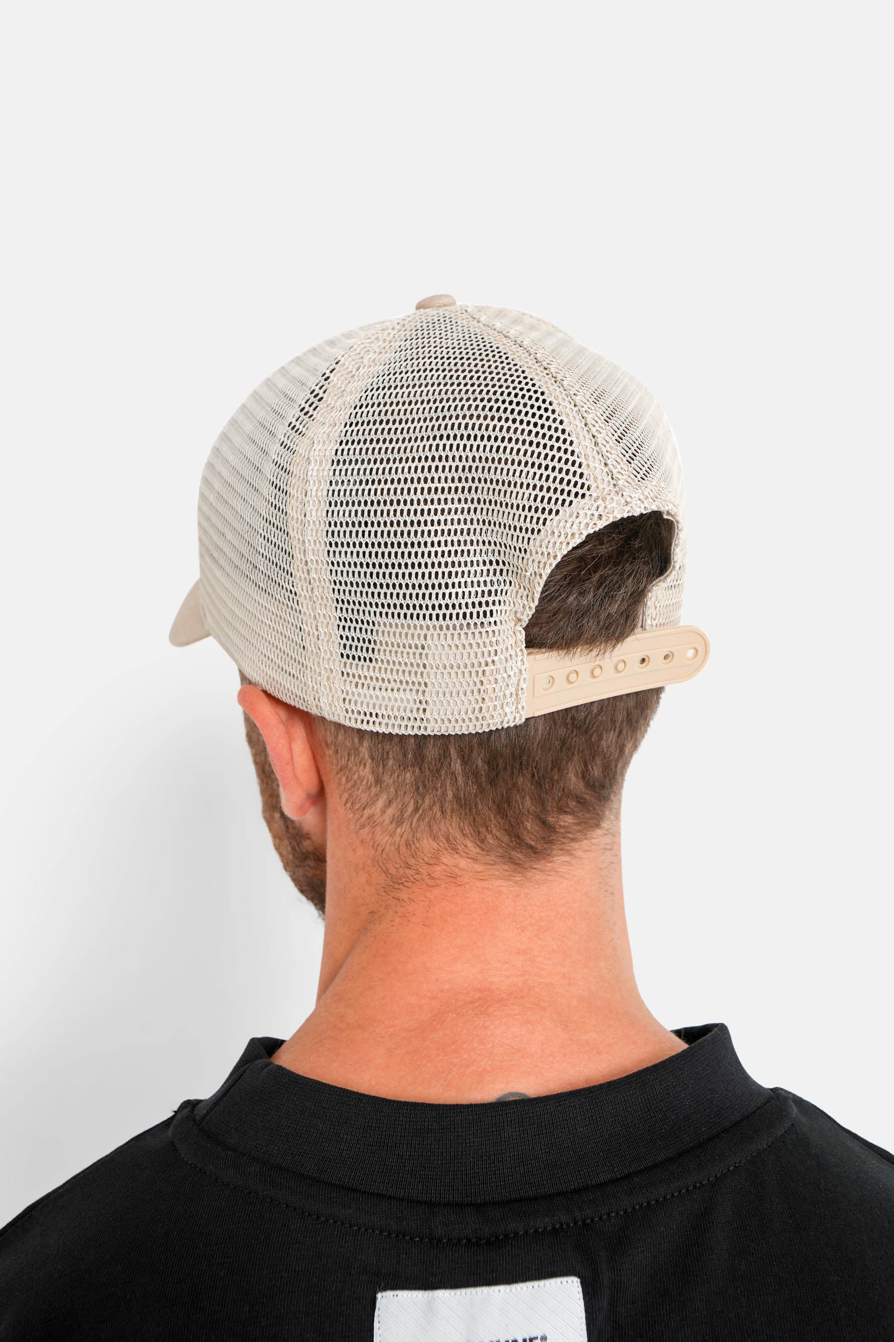Casquette logo métallique nylon Beige - Image 4