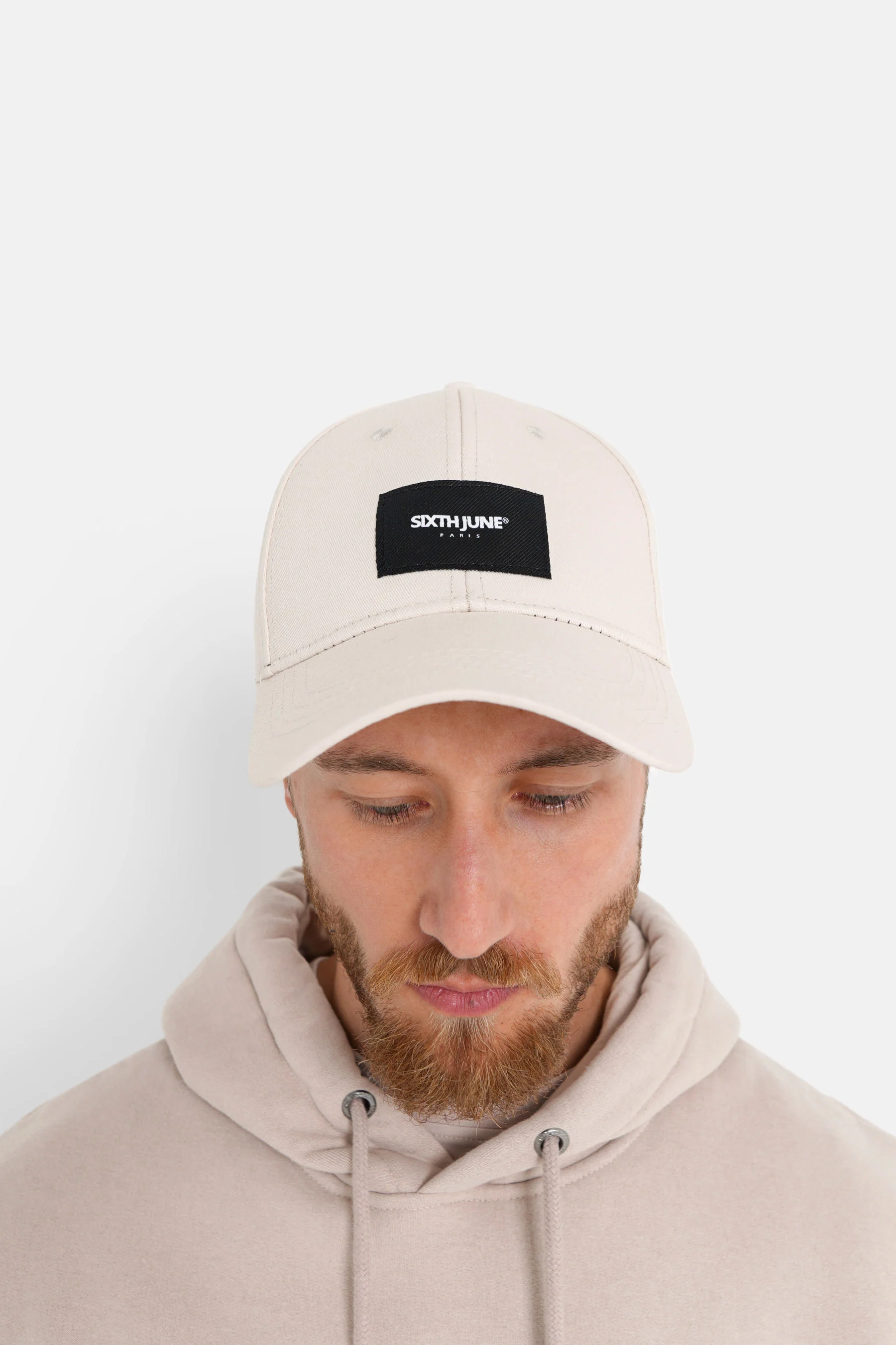 Casquette logo patch Beige clair - Image 2