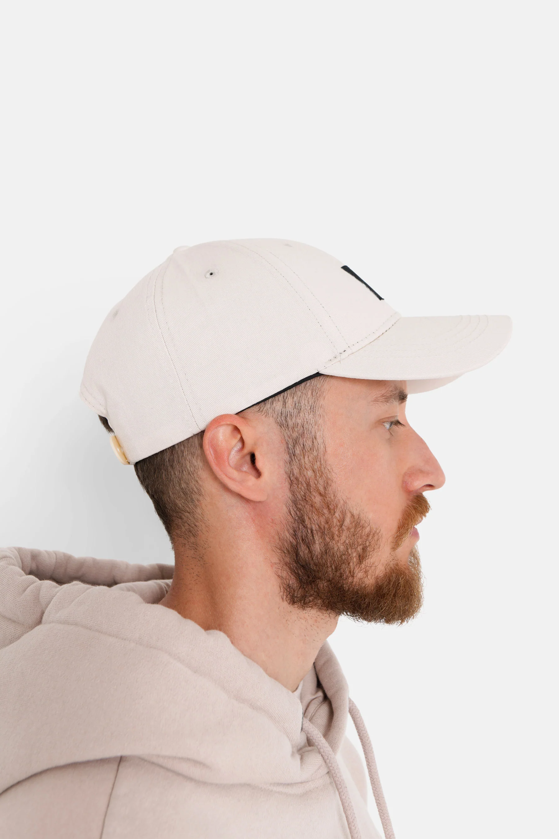 Casquette logo patch Beige clair - Image 3