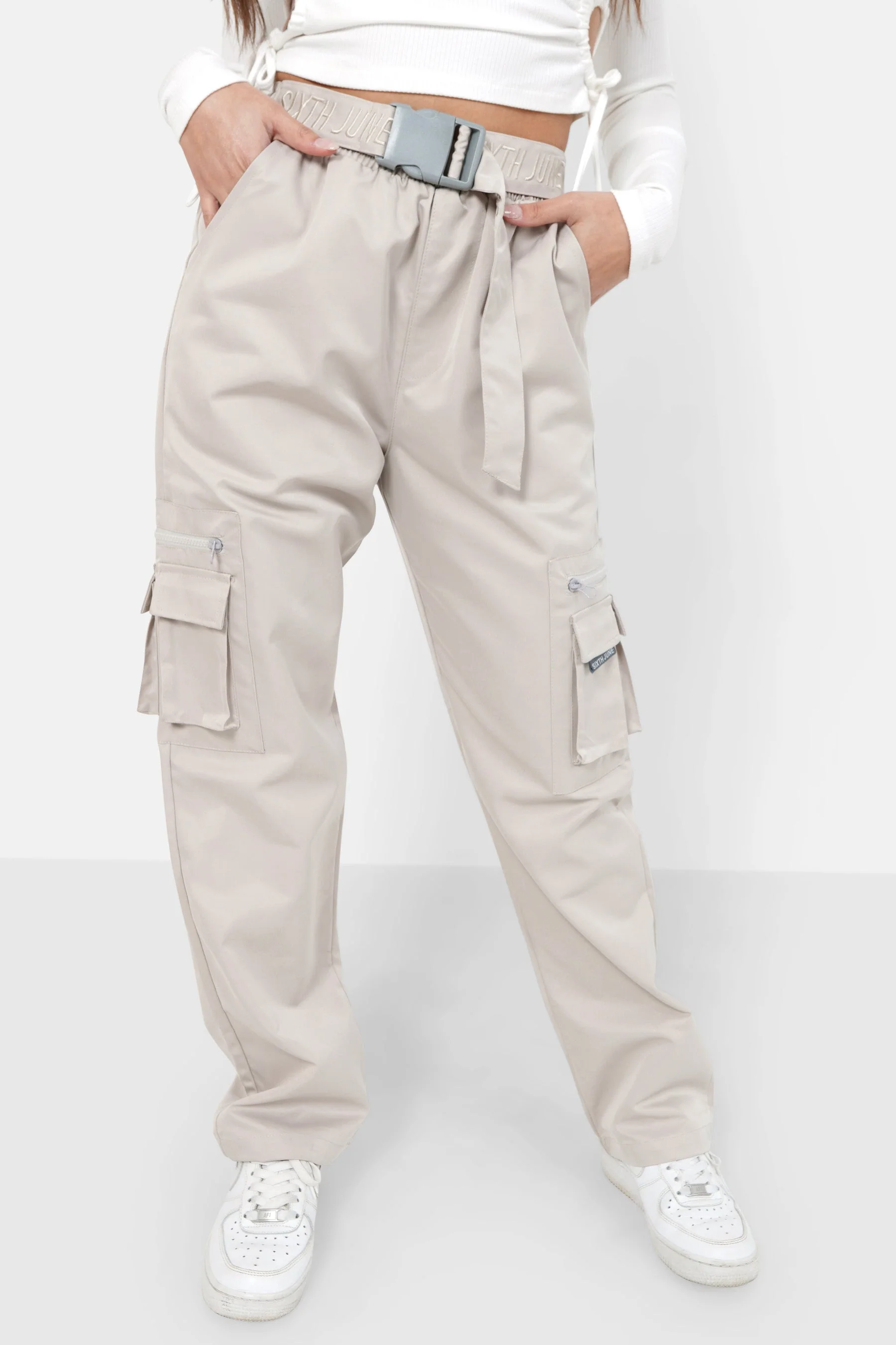 Cargo tactique ceinture Gris clair