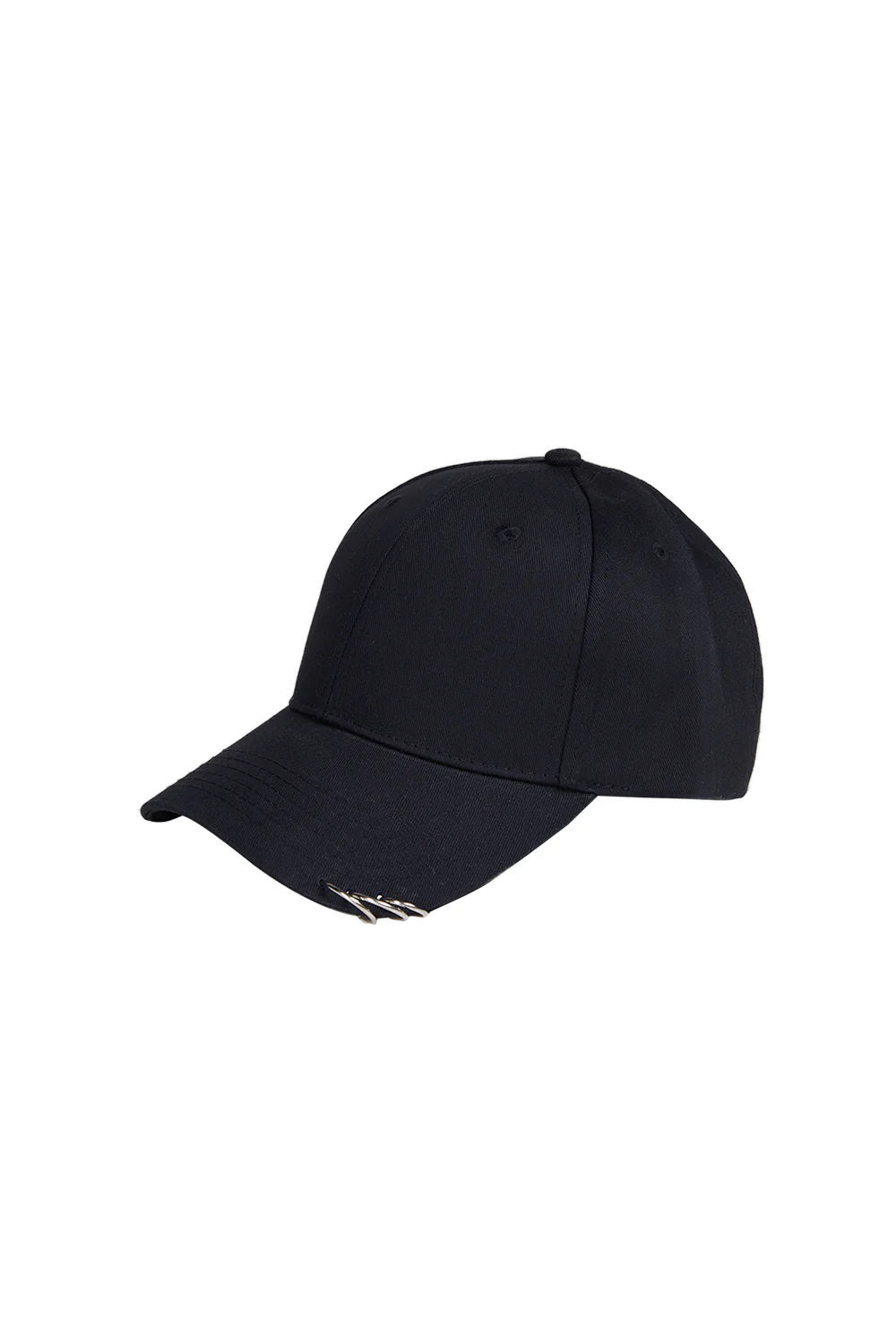 Casquette boucles visières noir