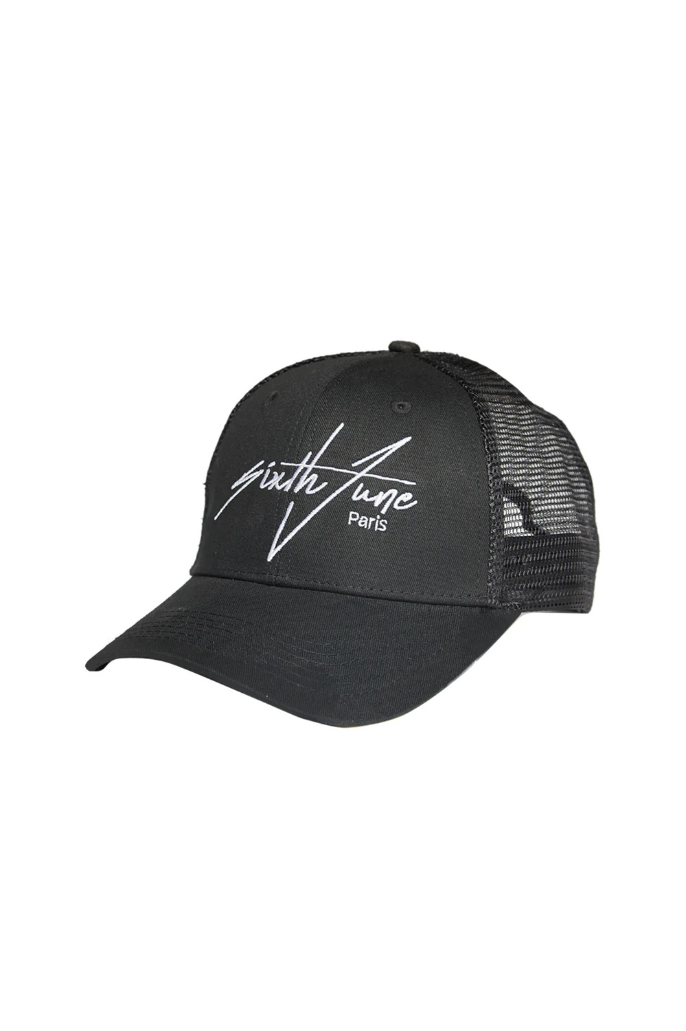 Casquette brodée signature noir