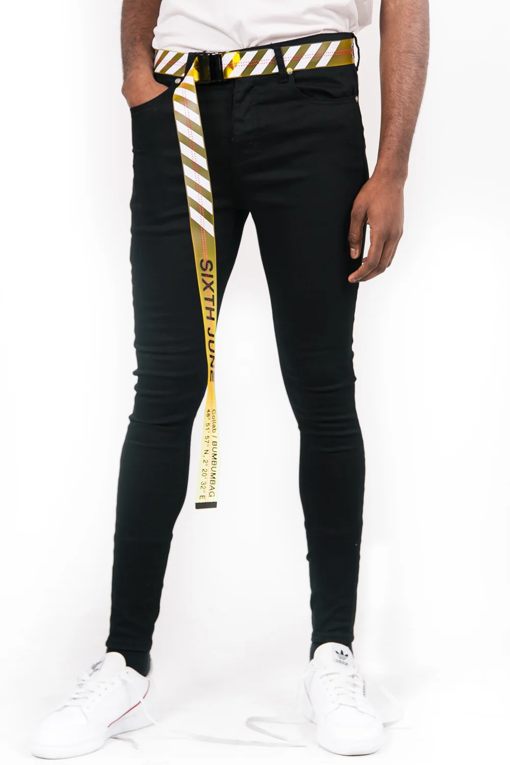 Ceinture plastique jaune - Image 2