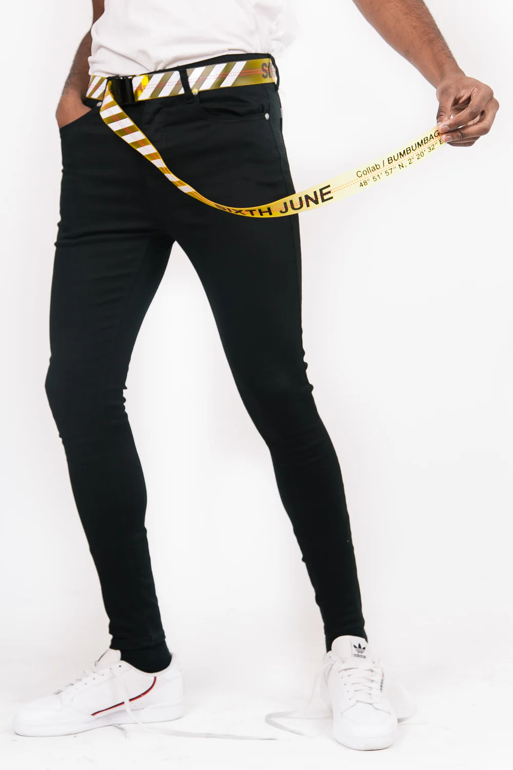Ceinture plastique jaune - Image 3