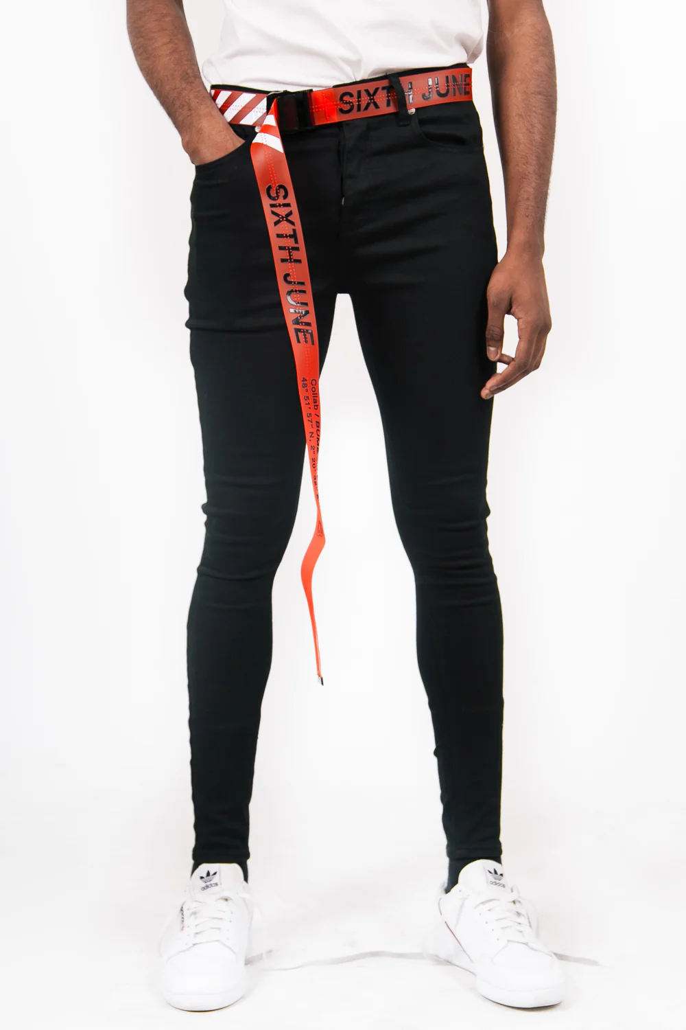 Ceinture plastique rouge - Image 2