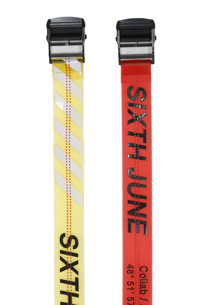 Ceinture plastique rouge - Image 6