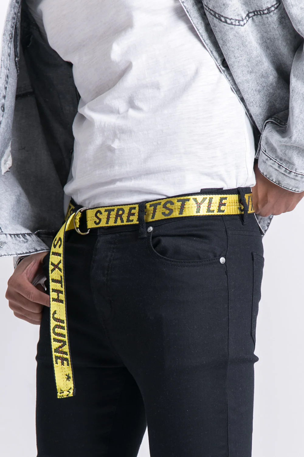 Ceinture streetstyle GPS jaune - Image 2