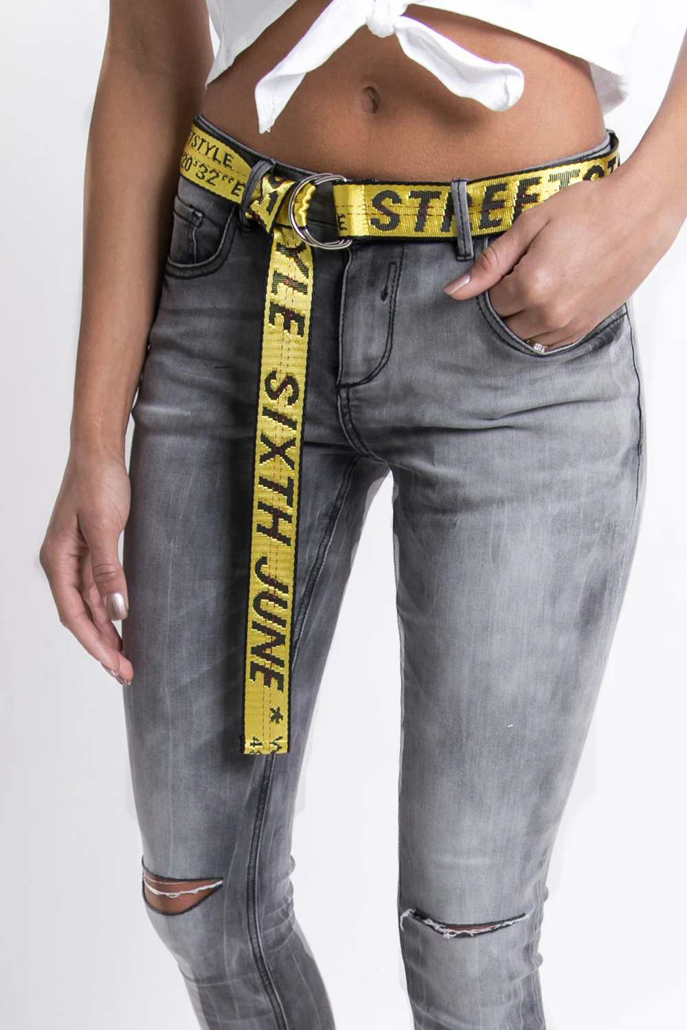 Ceinture streetstyle GPS jaune - Image 5