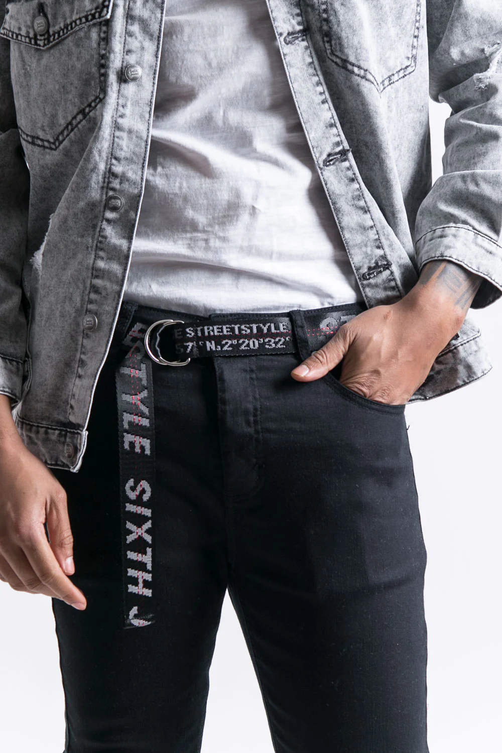 Ceinture streetstyle GPS noir - Image 2
