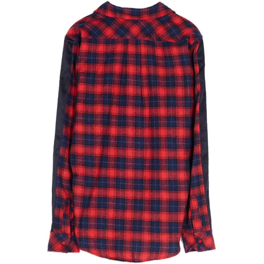 Chemise tartan bandes rouge - Image 7