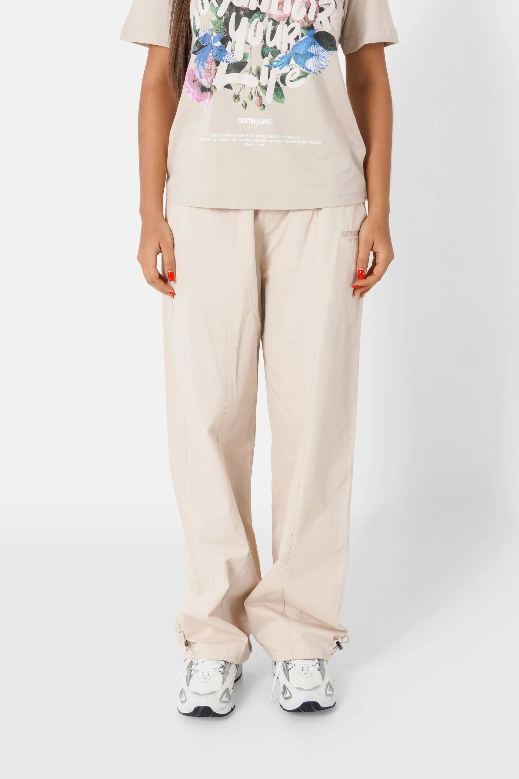 TWILL parachute pant