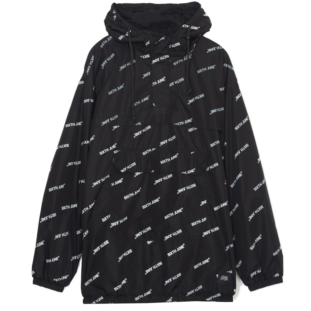 Coupe vent logomania noir