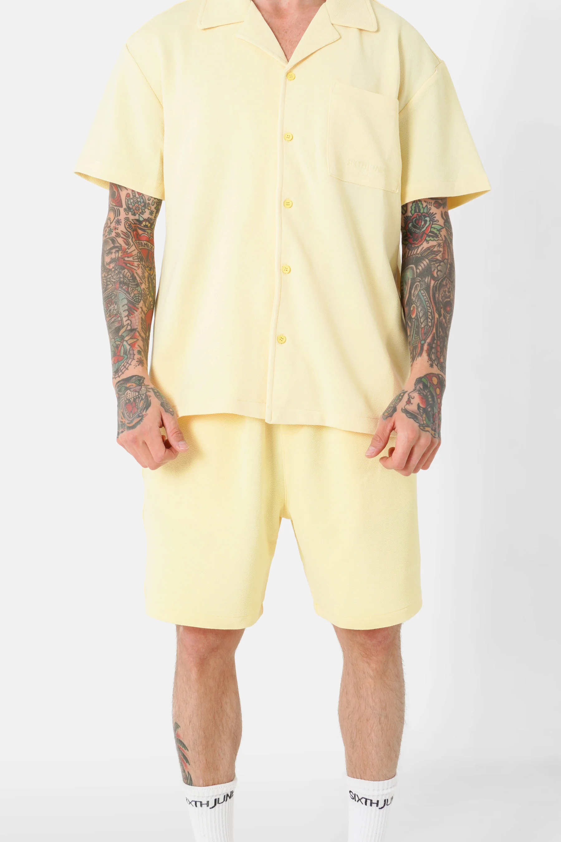 CREPE fabric short
