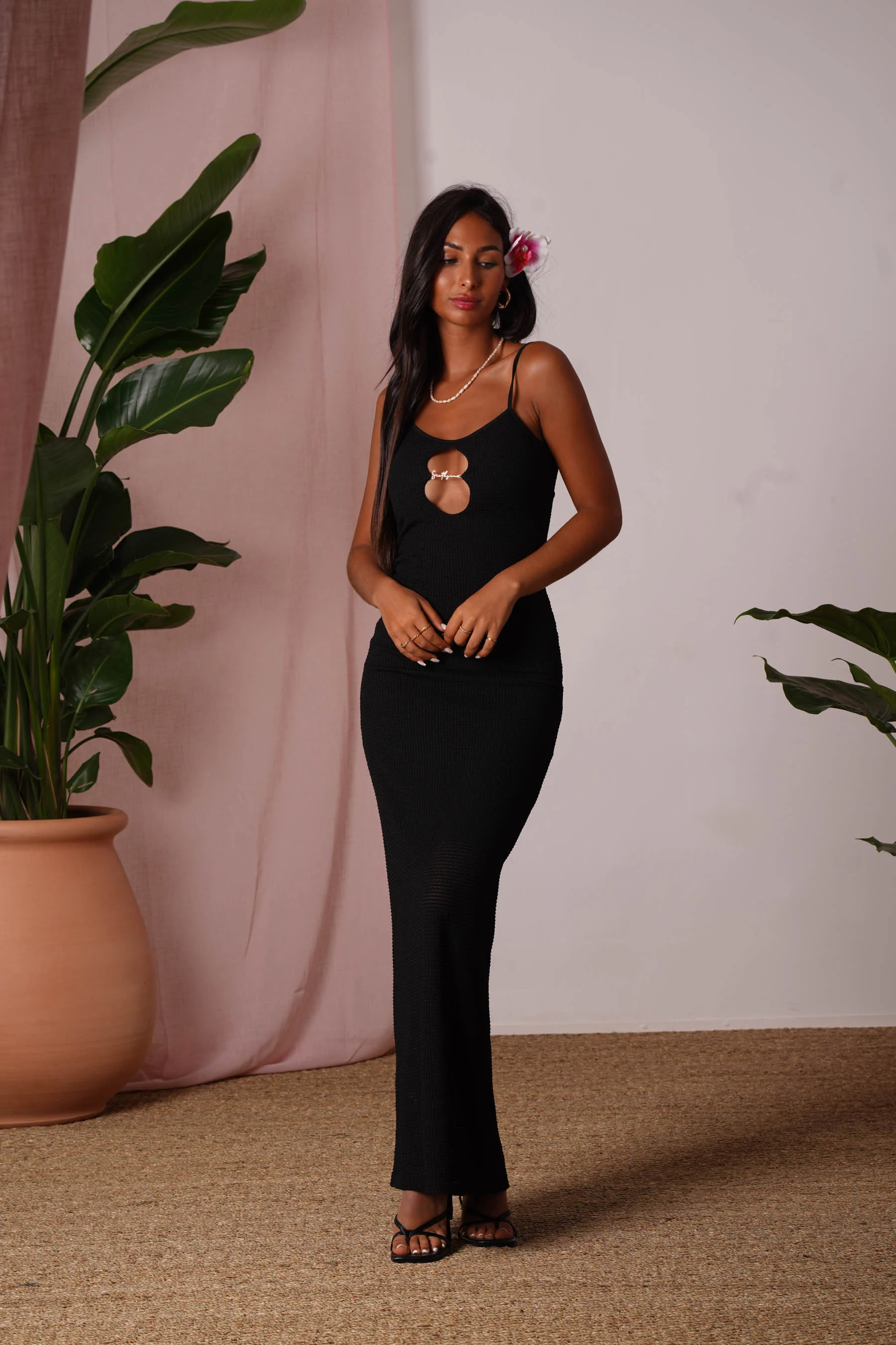 CROCHET jewel maxi w/s dress - Image 6