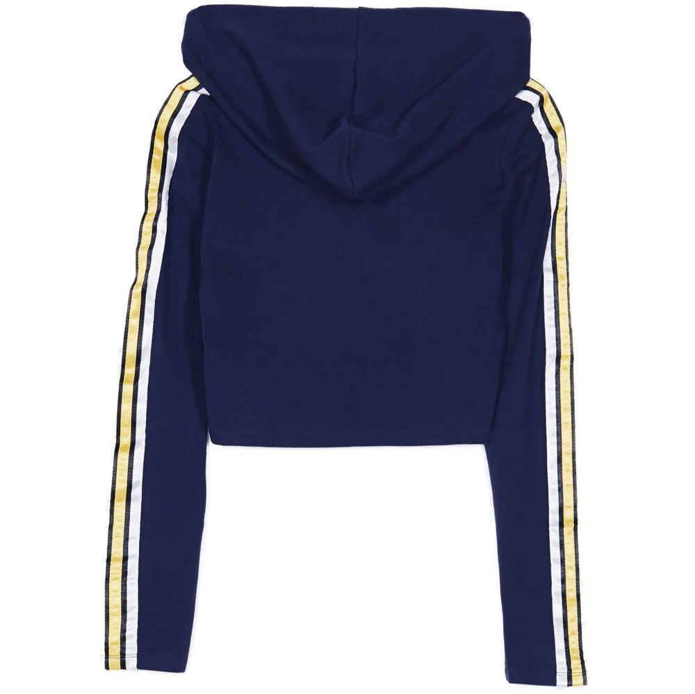 Crop top bandes tricolores bleu - Image 5