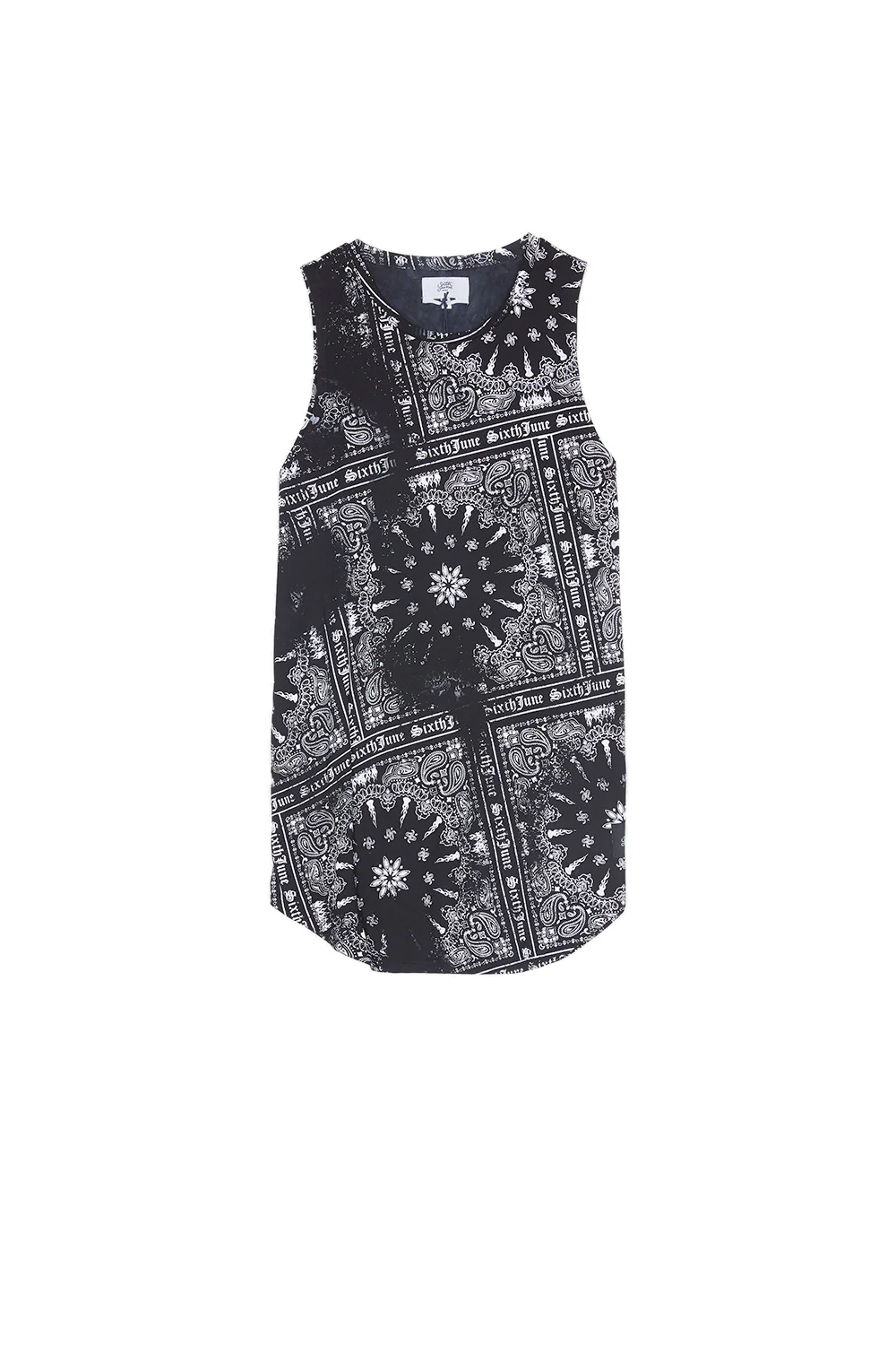 Débardeur bandana noir