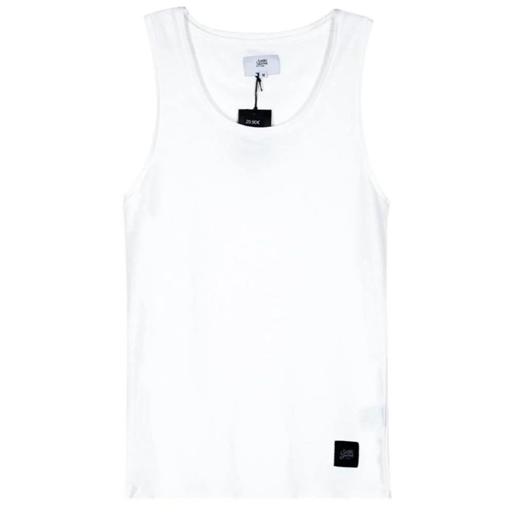 Débardeur texturé moulant blanc