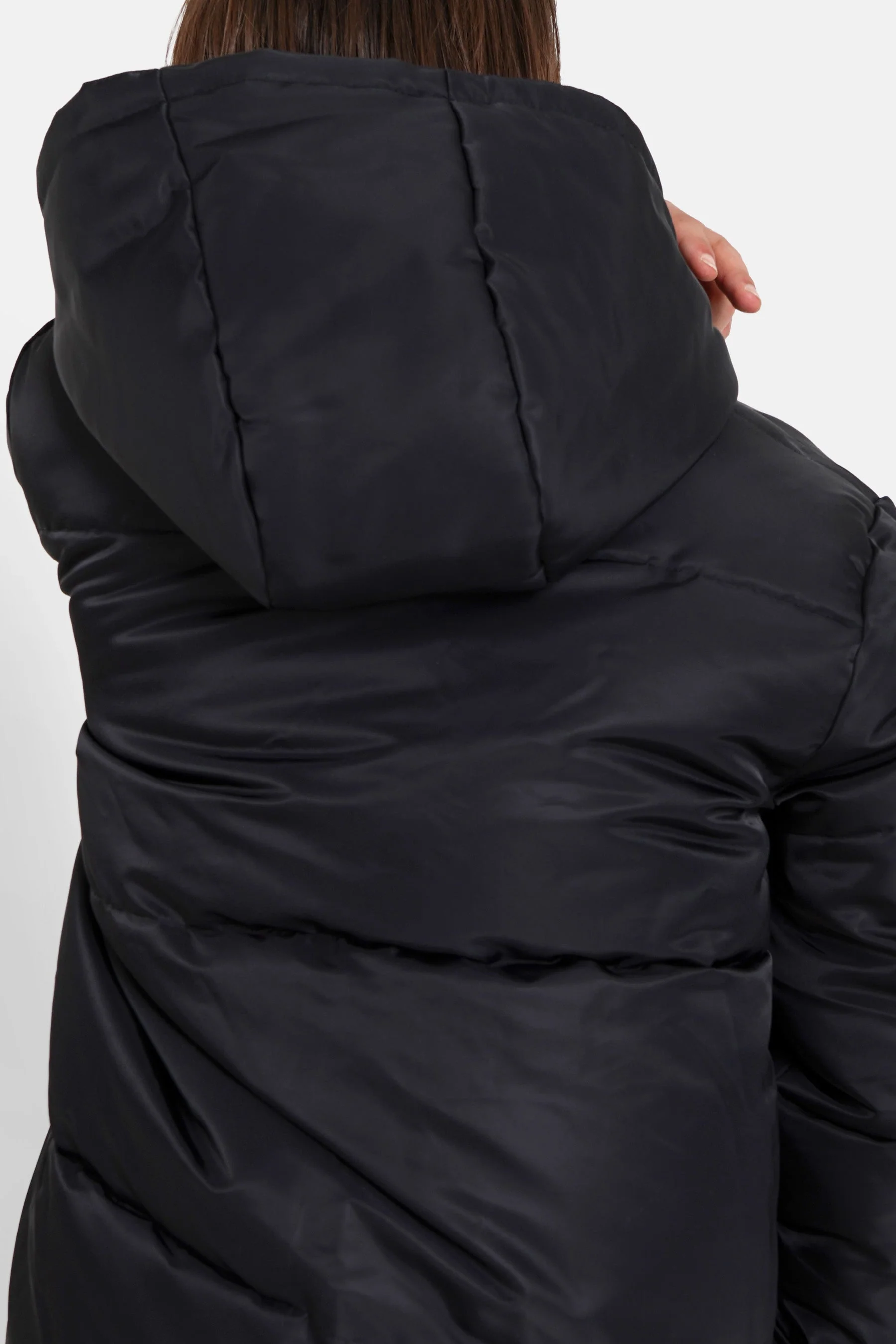 Doudoune nylon épais Noir - Image 4