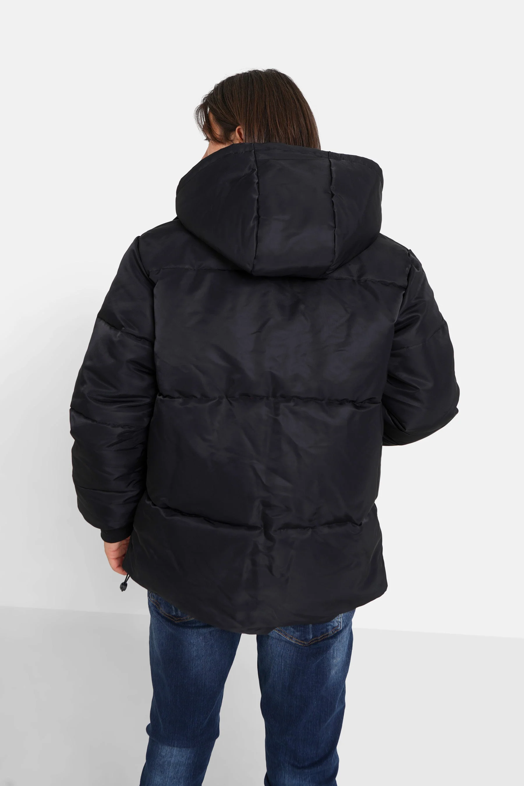 Doudoune nylon épais Noir - Image 5