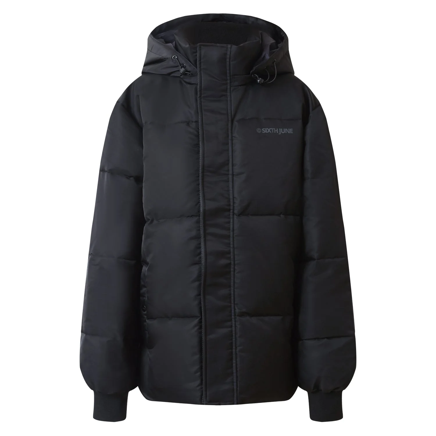 Doudoune nylon épais Noir - Image 6
