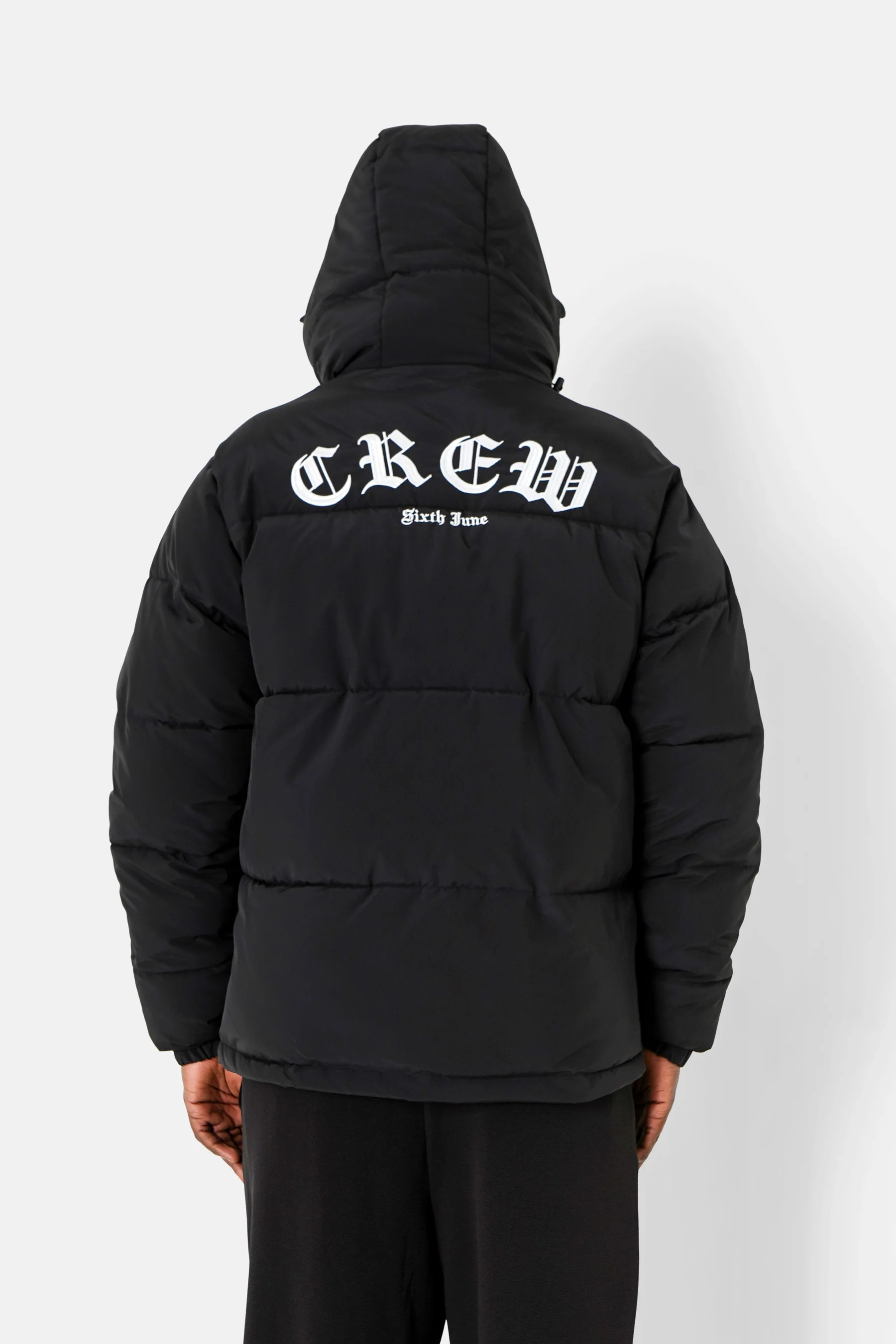 CREW embroidery puffer jacket - Image 4