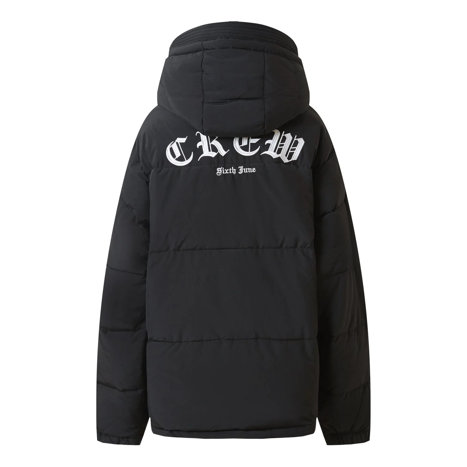 CREW embroidery puffer jacket - Image 7