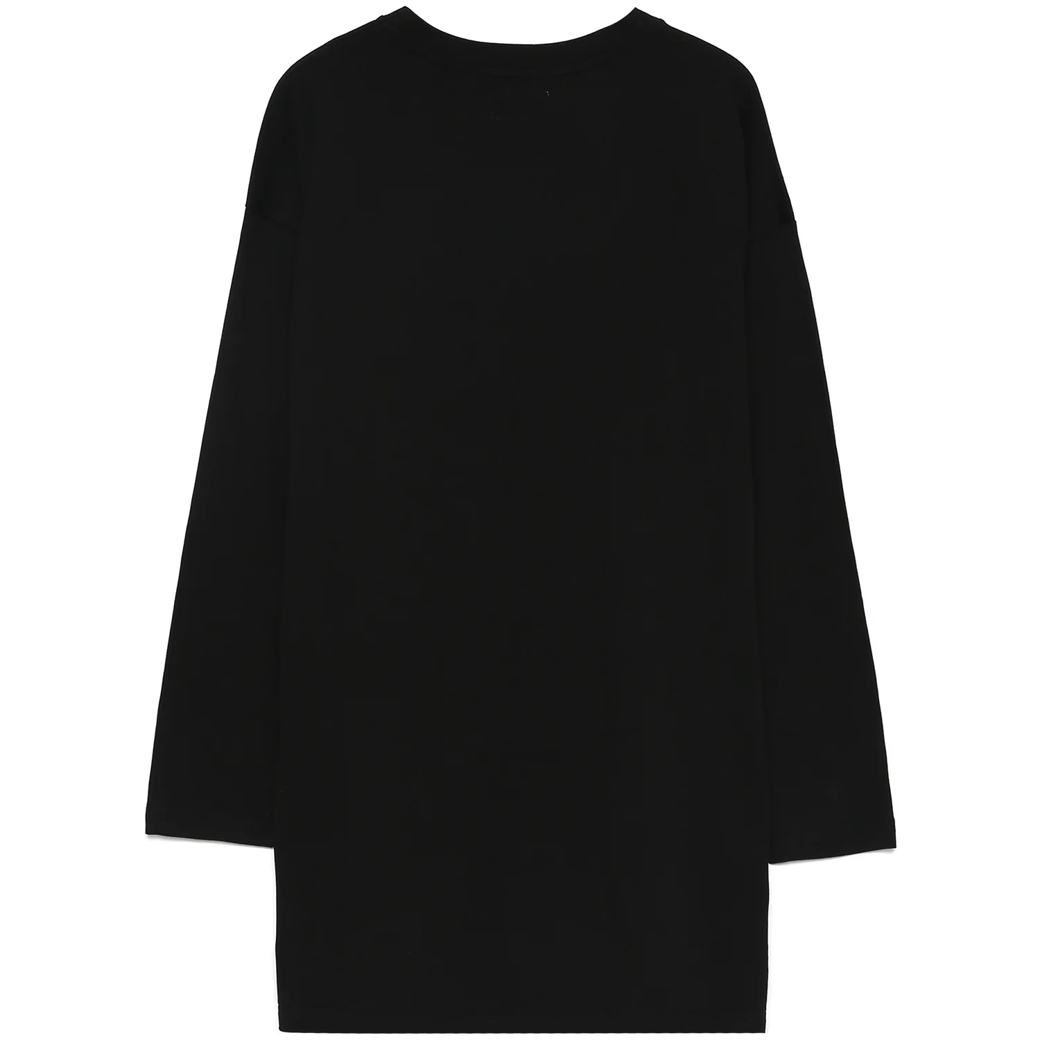 Robe manches longues cordon serrage noir - Image 7
