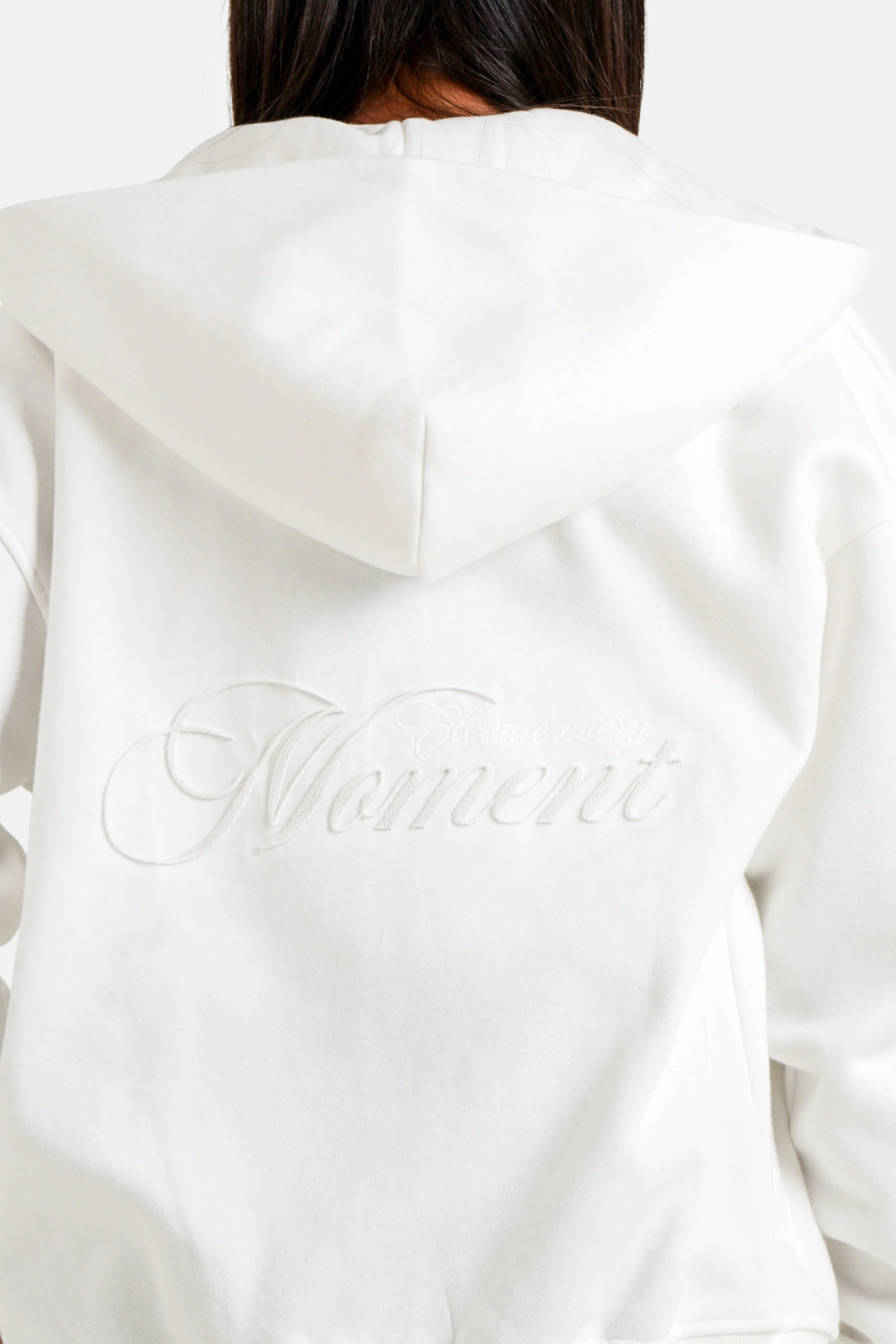 Sweatshirt zip elevate Blanc - Image 3
