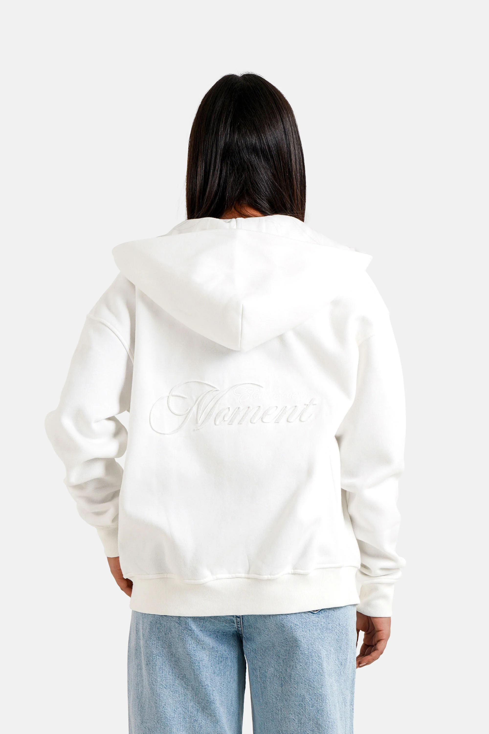 Sweatshirt zip elevate Blanc - Image 5