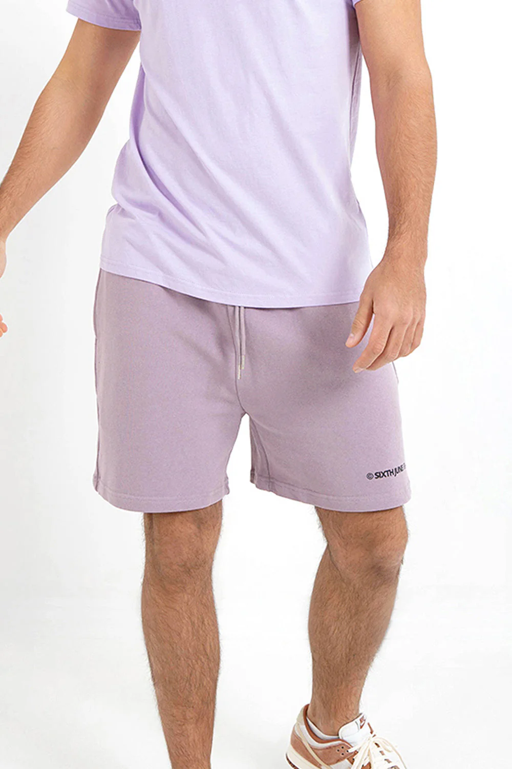 Short essential logo Violet foncé