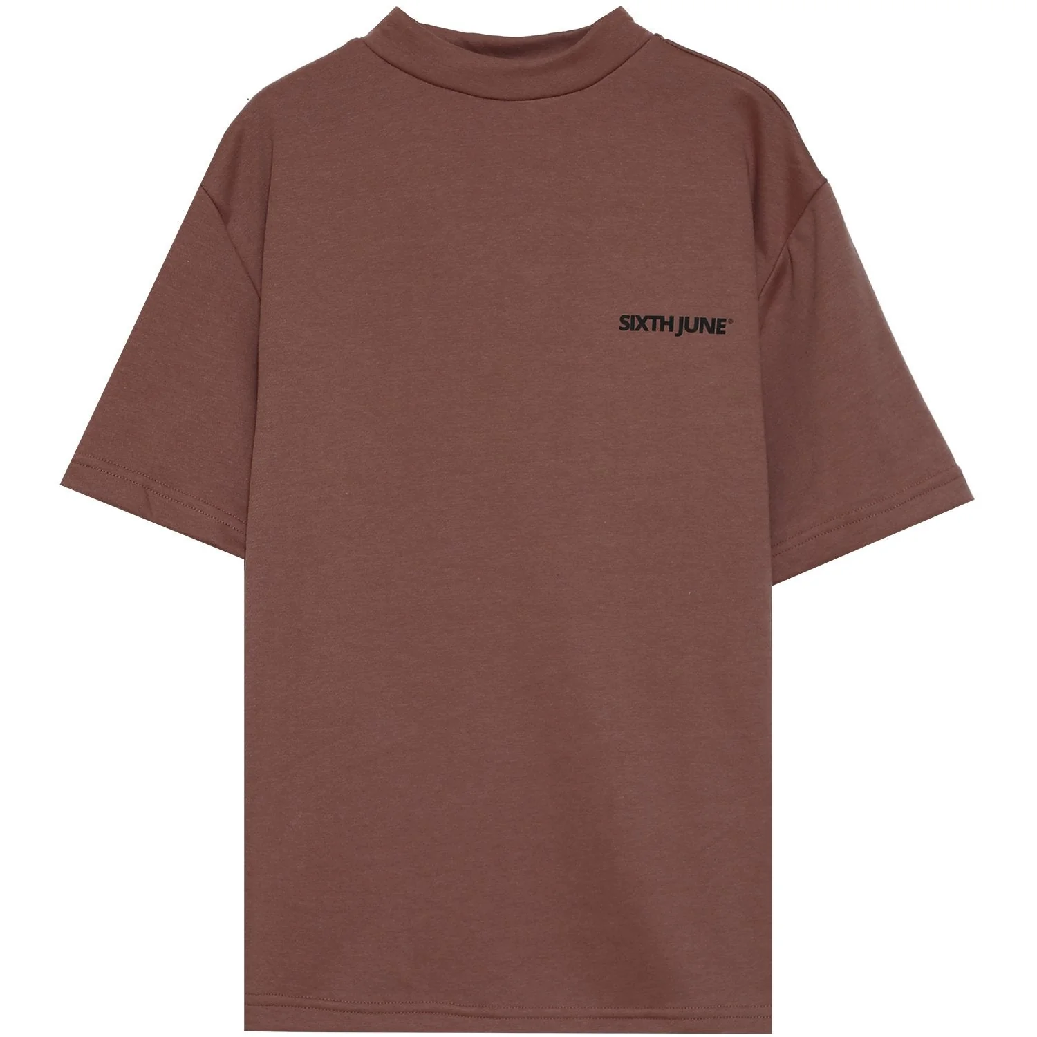 T-shirt épais logo Rose foncé - Image 5