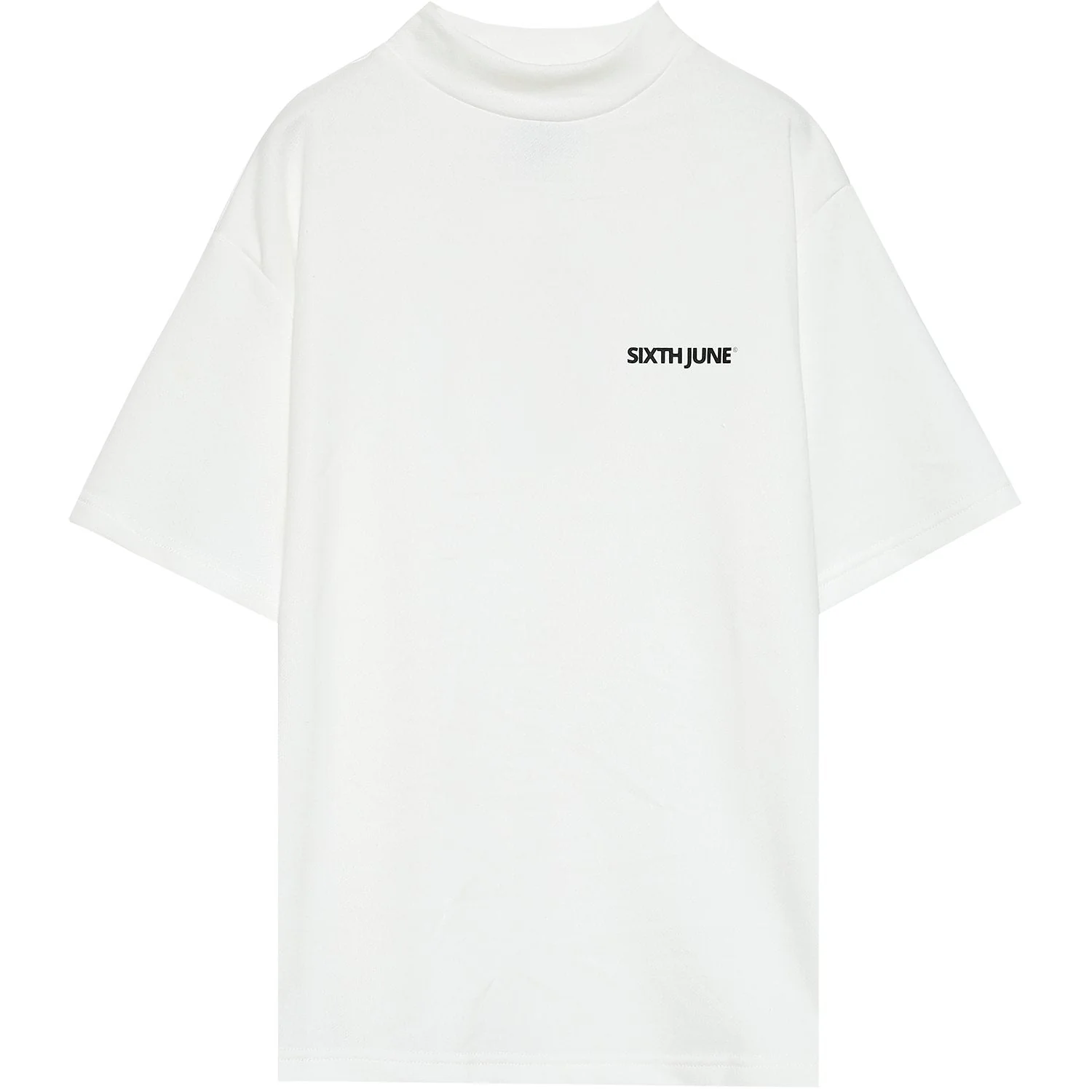 Sweatshirt manches courtes logo blanc - Image 5