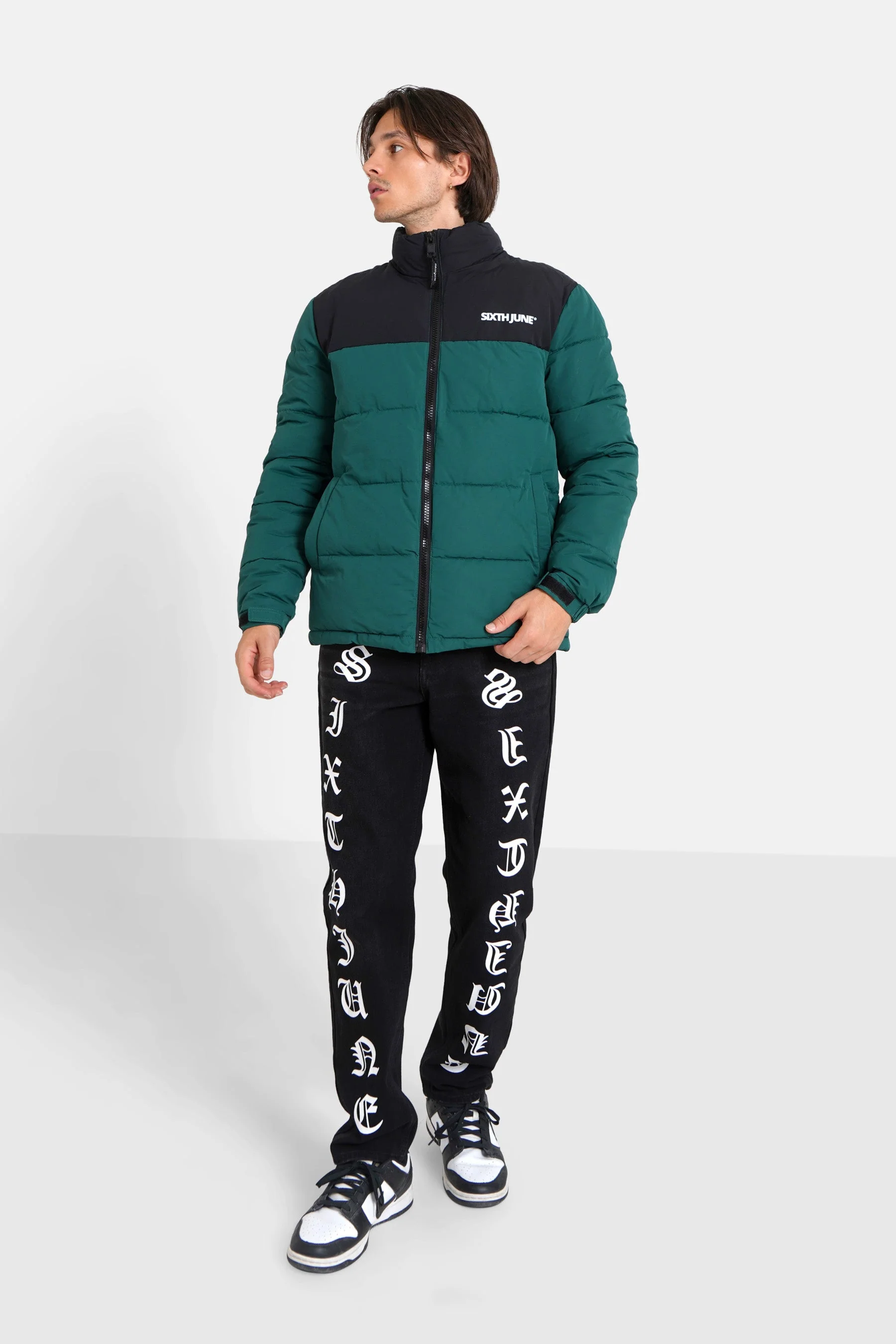 BICOLORED puffer jacket - Image 2