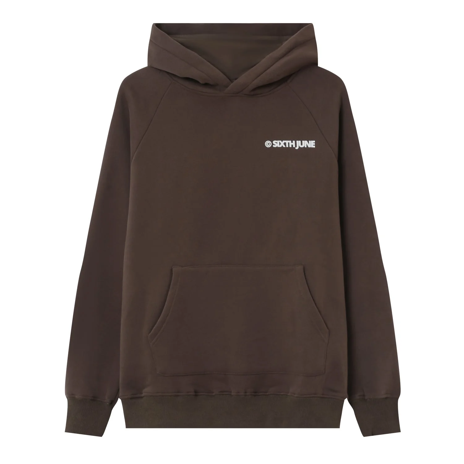 Sweat capuche molletonné Marron - Image 6