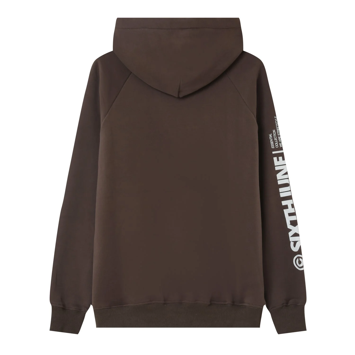 Sweat capuche molletonné Marron - Image 7