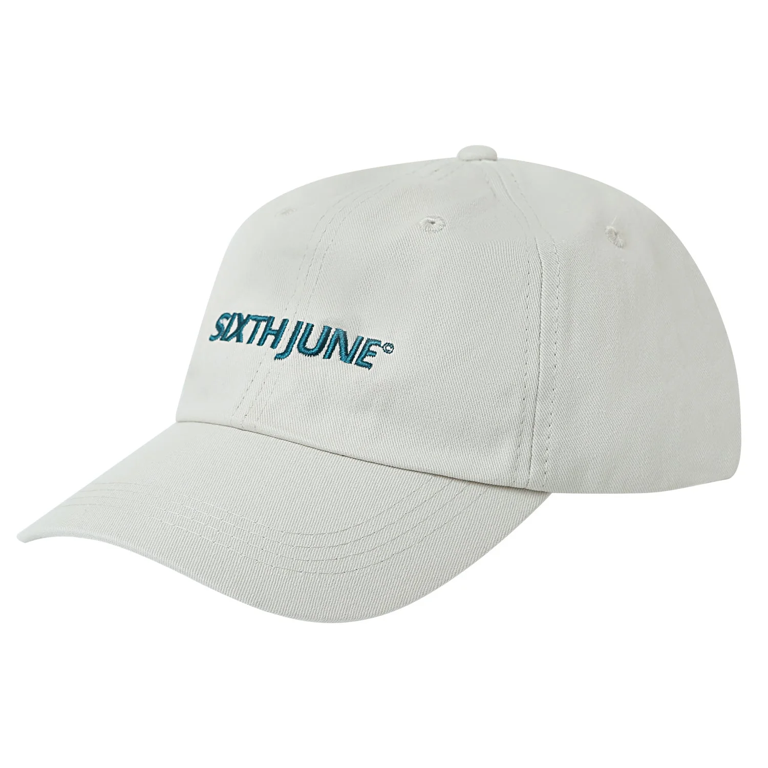 Casquette logo brodé Beige clair