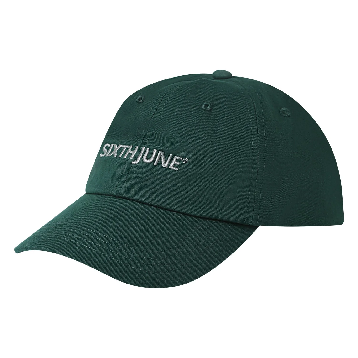 Casquette logo brodé Vert foncé
