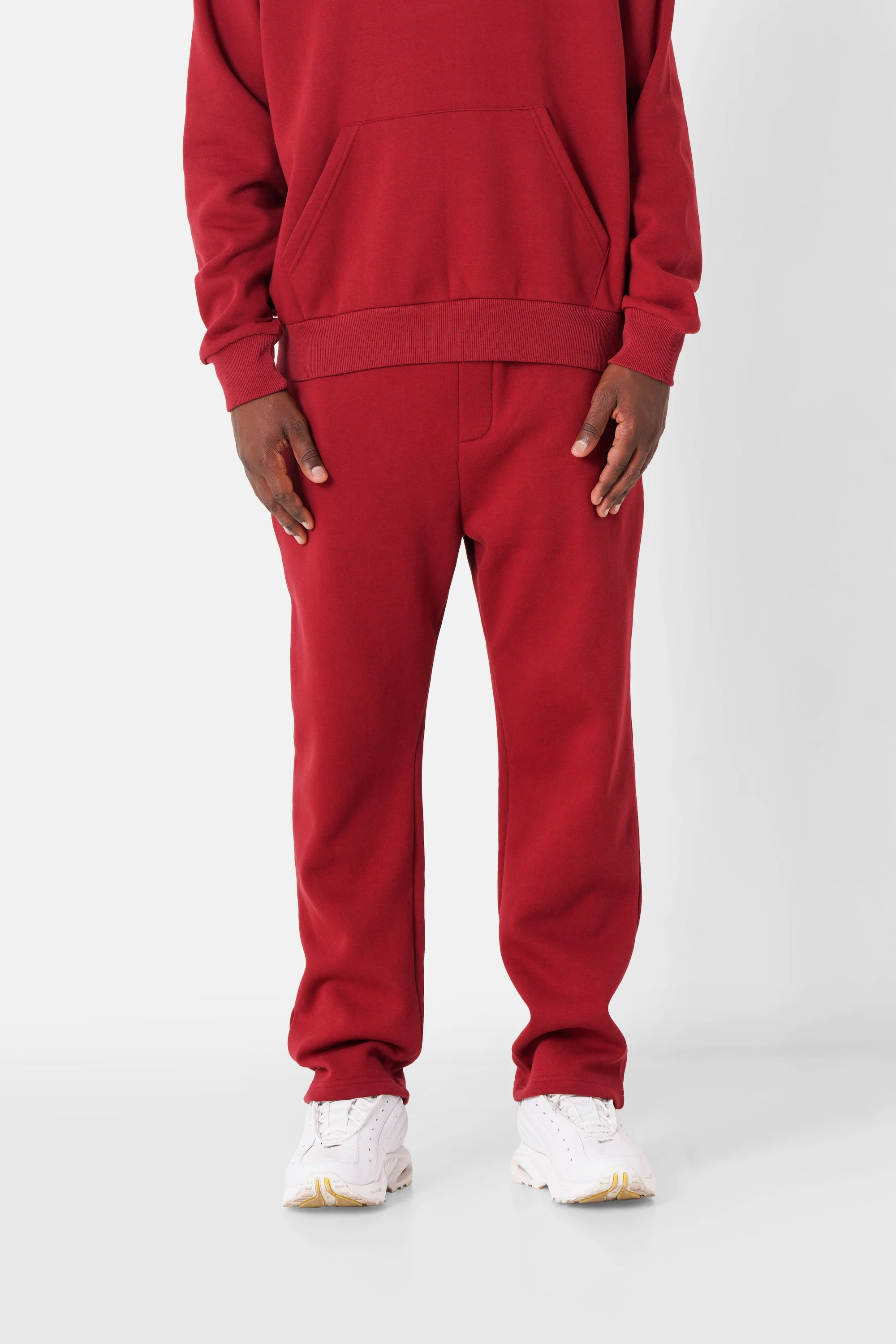 Jogging essentiel print logo Rouge bordeaux