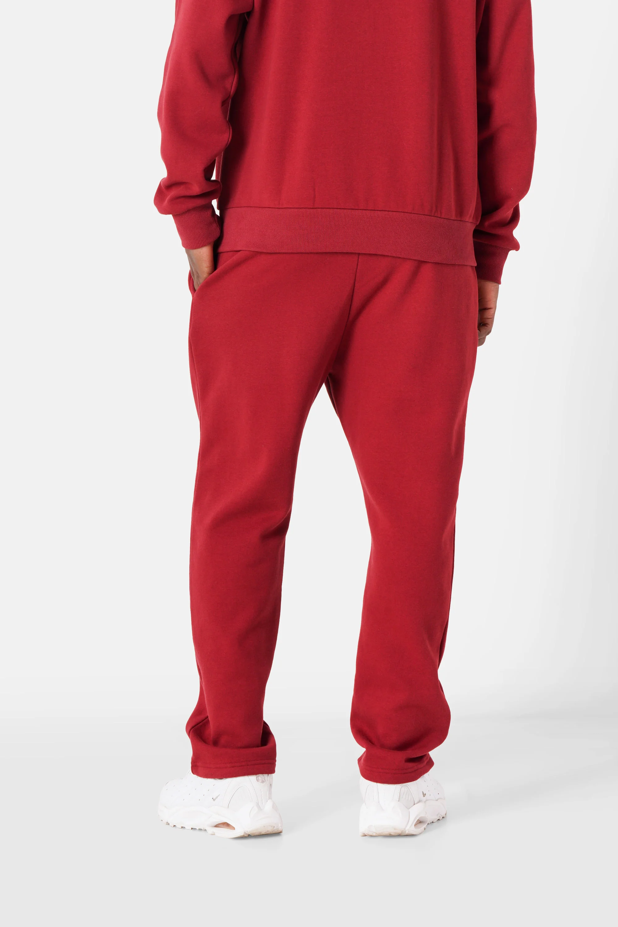 Jogging essentiel print logo Rouge bordeaux - Image 5
