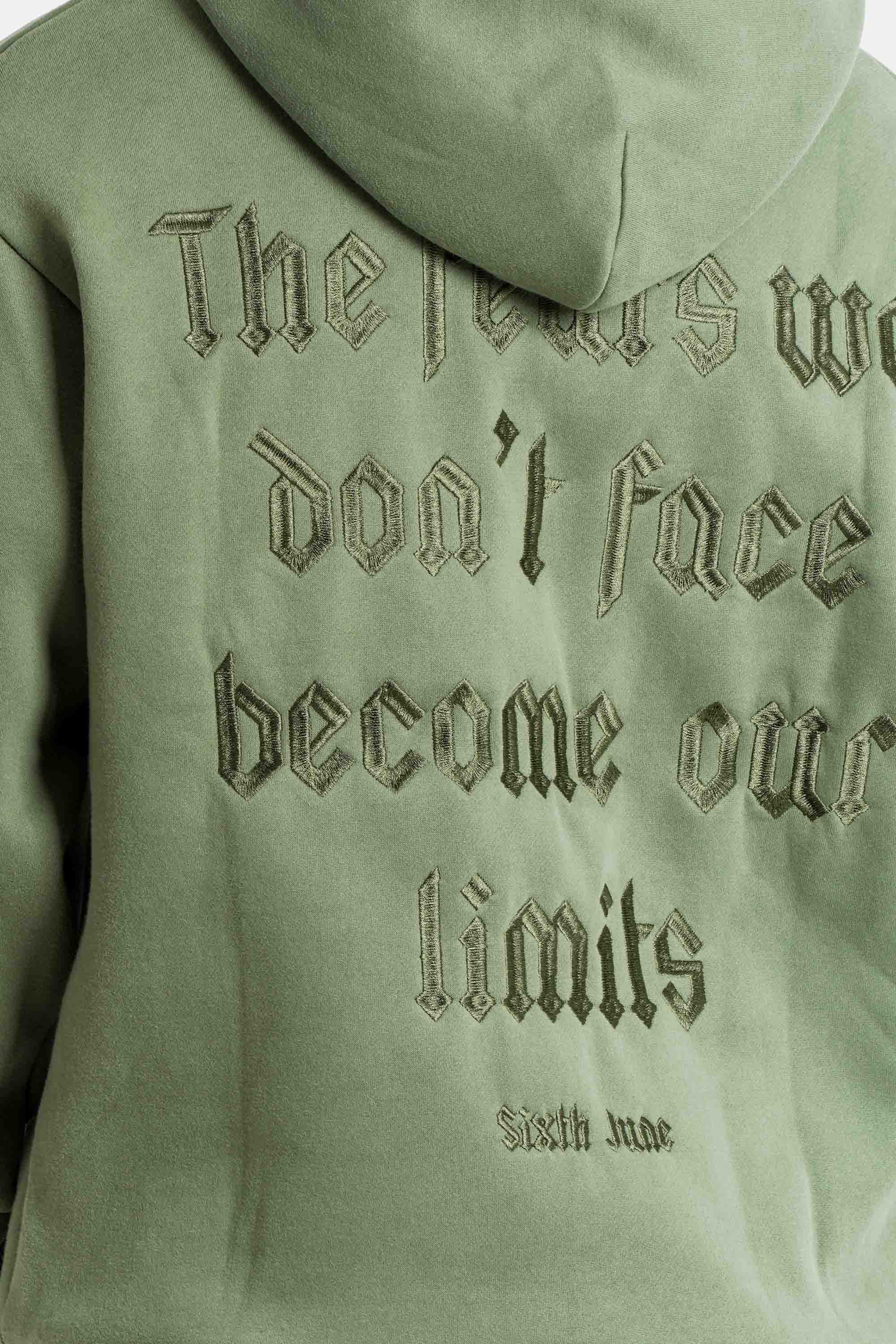 THE FEAR embroidery hoodie - Image 3