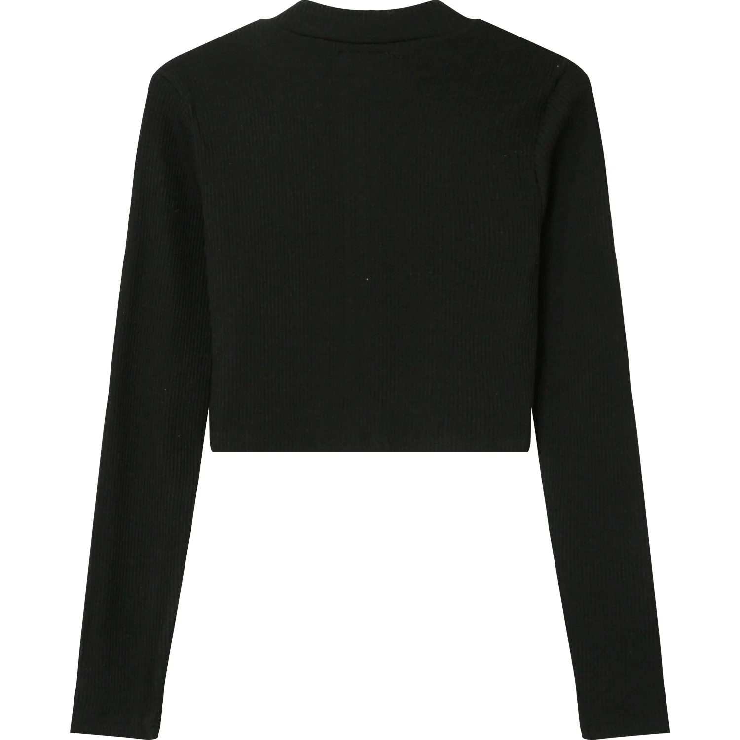 Top côtelé zippé Noir - Image 7