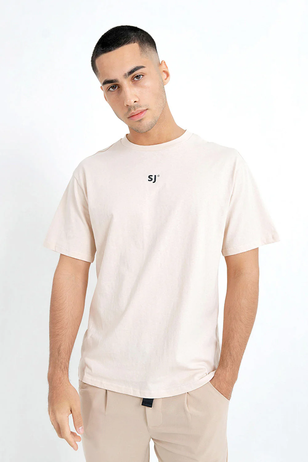 T-shirt nature tropique Beige - Image 5