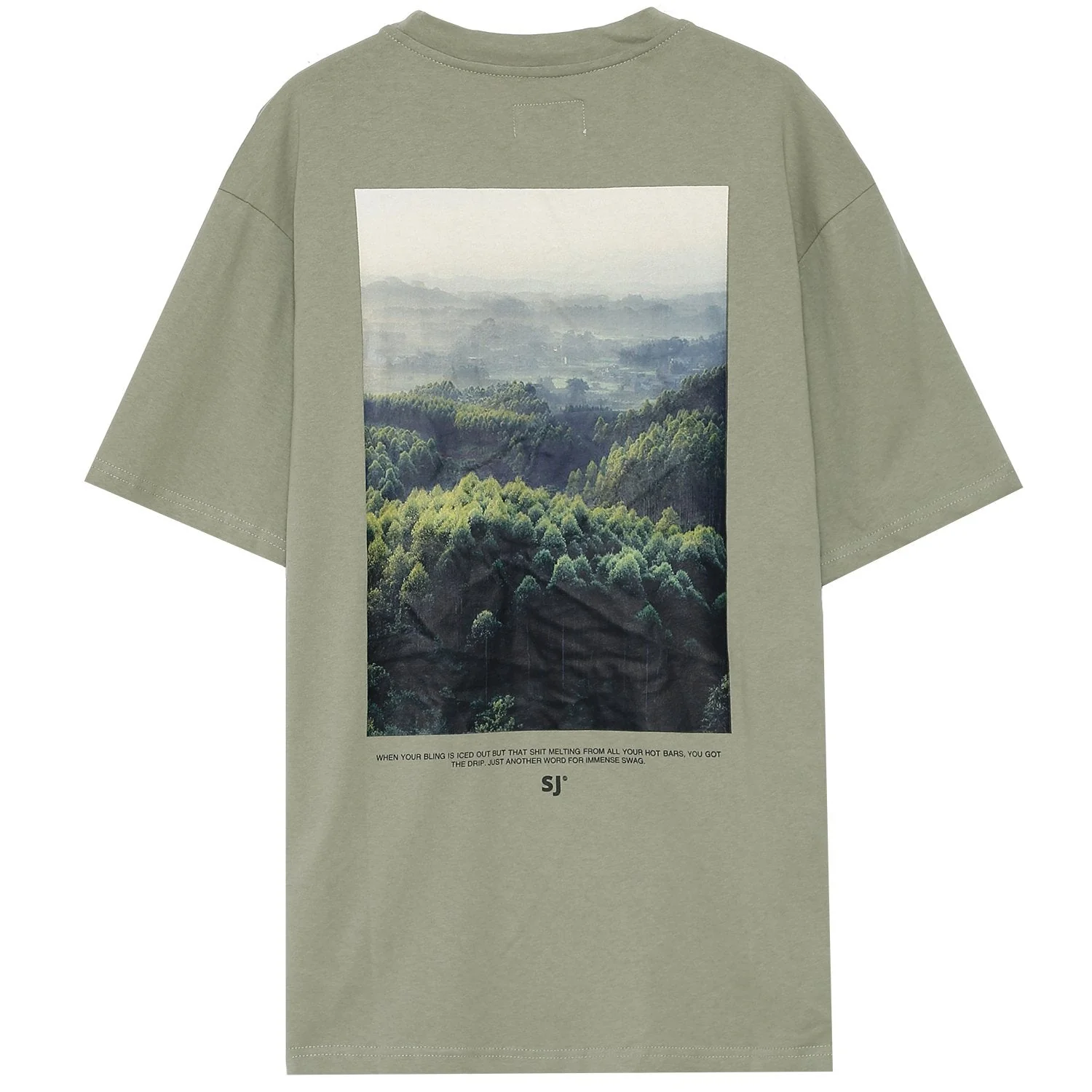 T-shirt nature forêt Vert Pastel - Image 6
