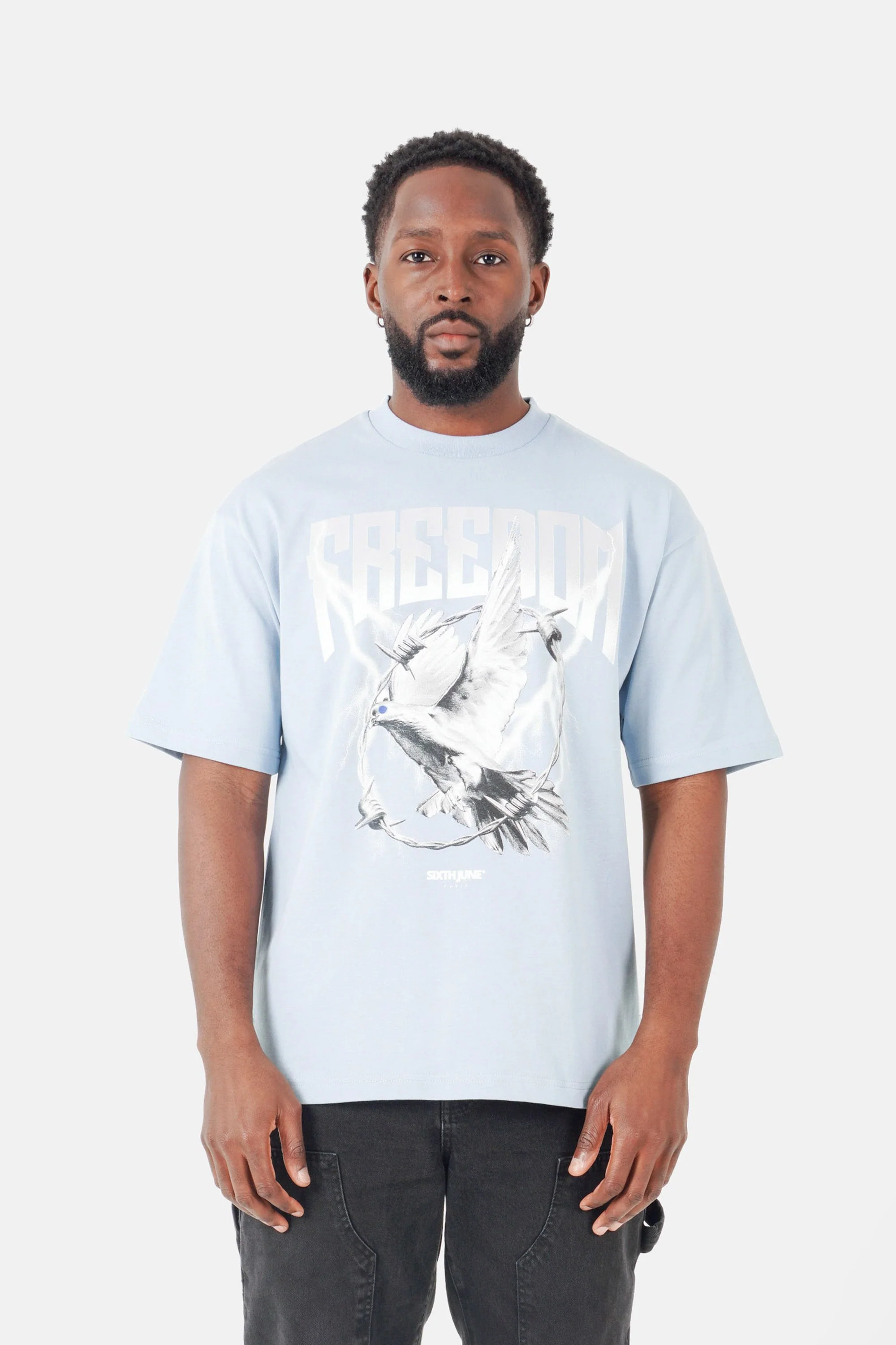 FREEDOM printed s/s t-shirt